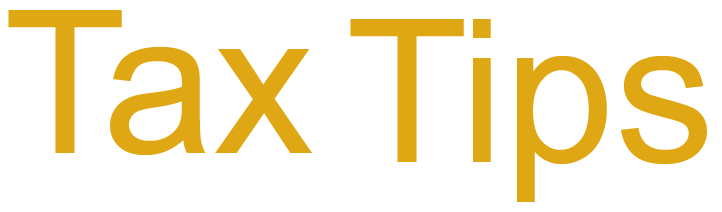 tax tips text